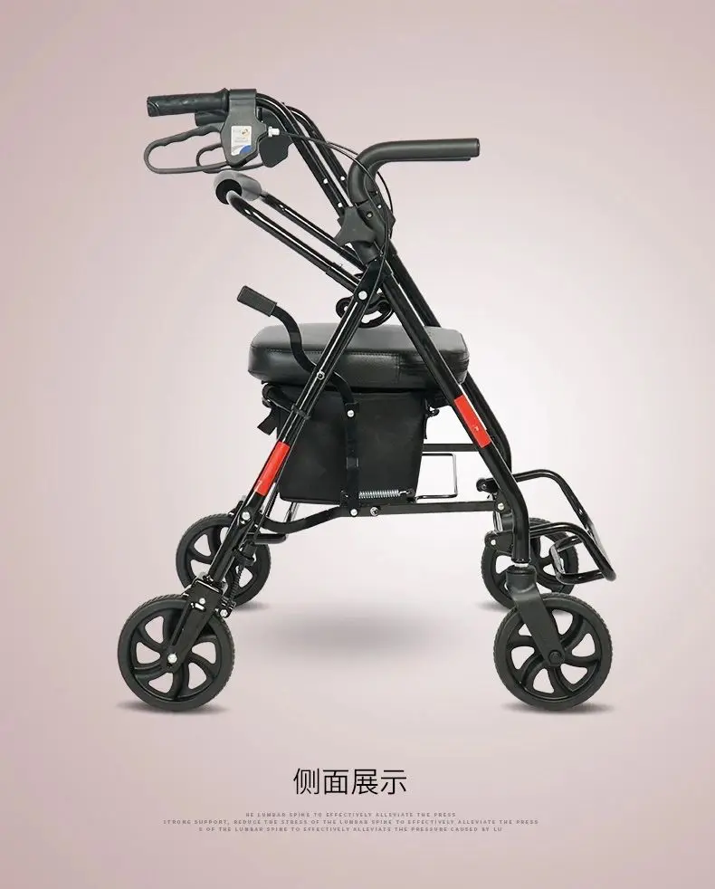 Foldable Walker with Brake - Image 10