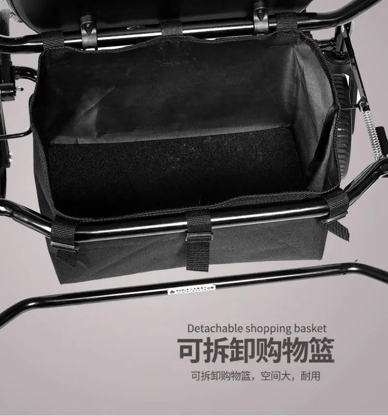 Foldable Walker with Brake - Image 3