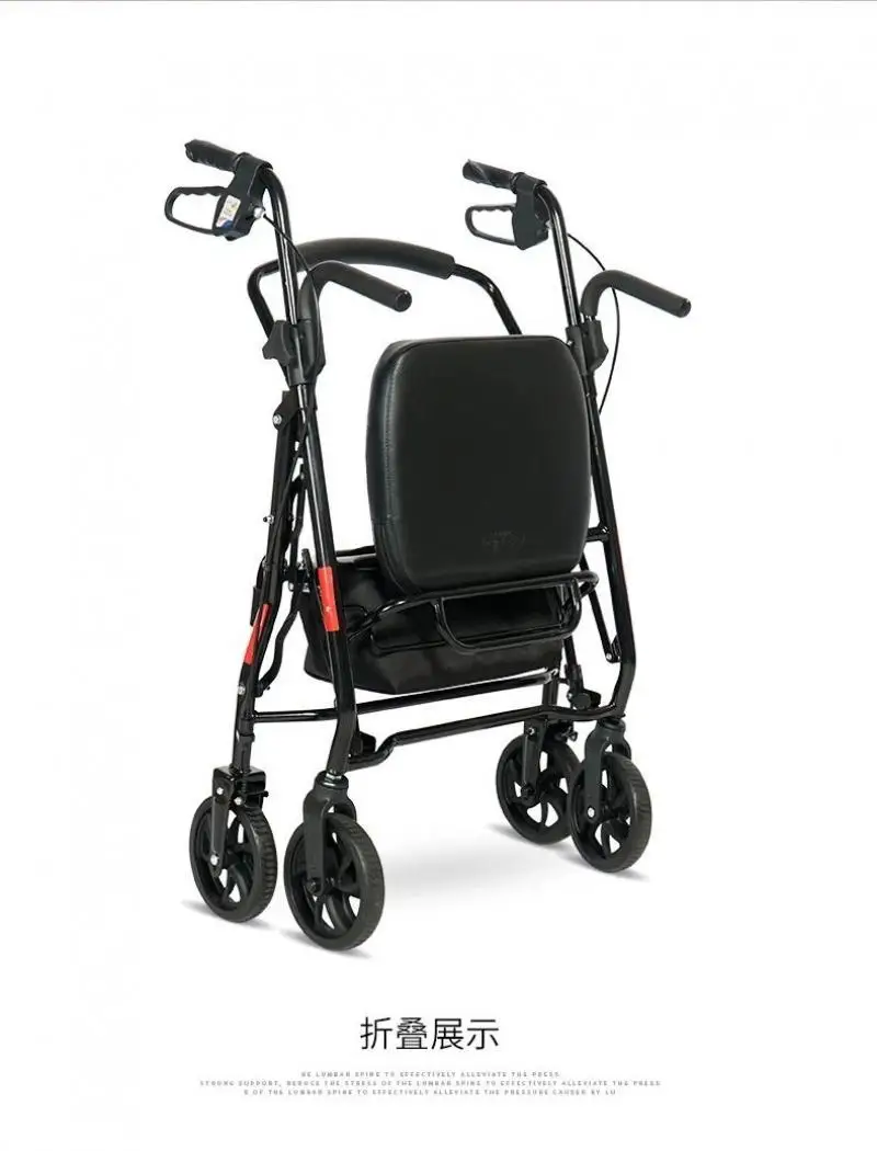 Foldable Walker with Brake - Image 5