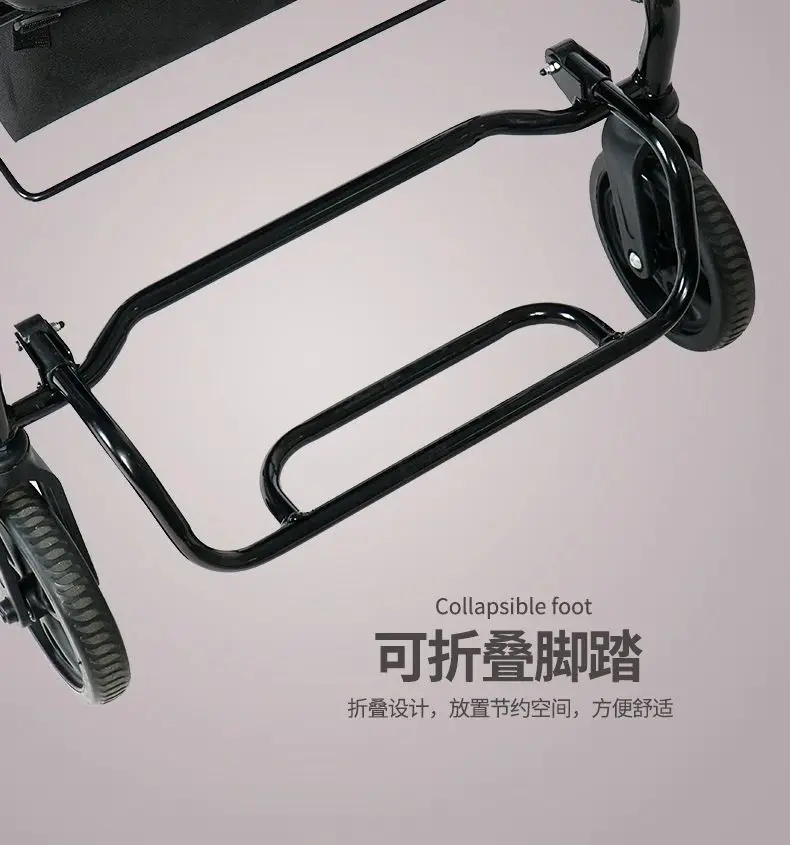 Foldable Walker with Brake - Image 8