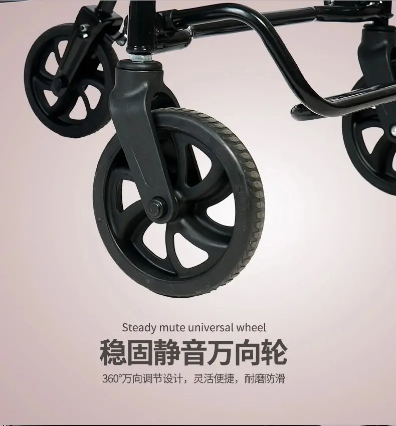 Foldable Walker with Brake - Image 9