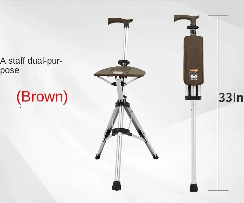 Foldable Walking Cane Stool - Image 3