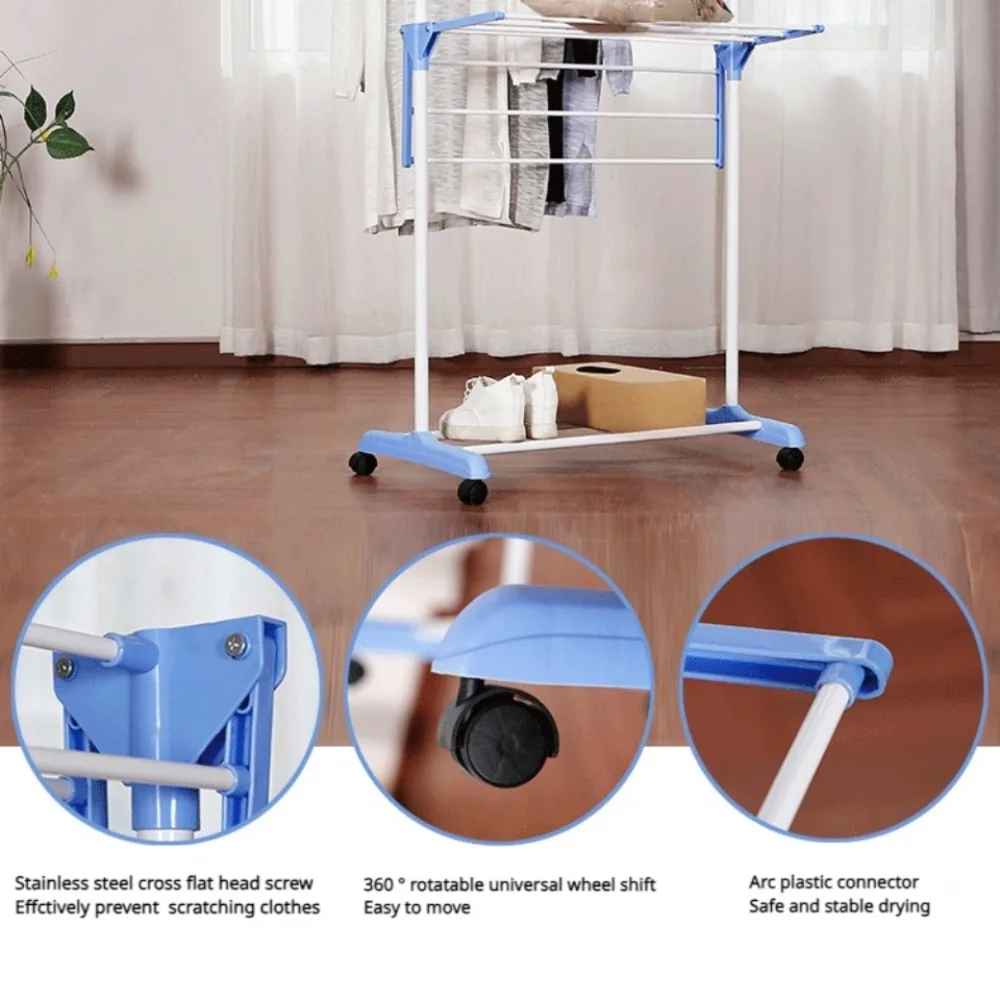 Folding Clothes Dry Rack - Image 5