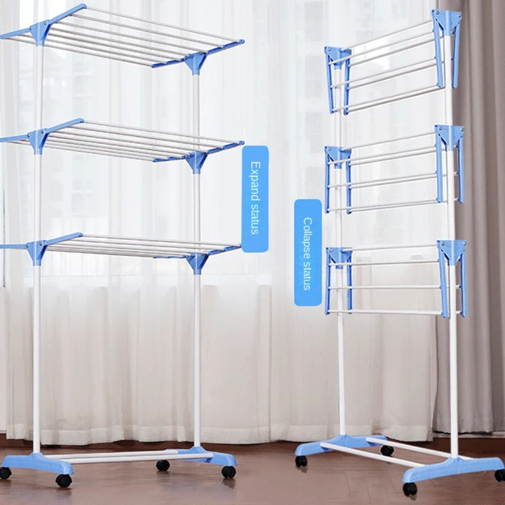 Folding Clothes Dry Rack - Image 6
