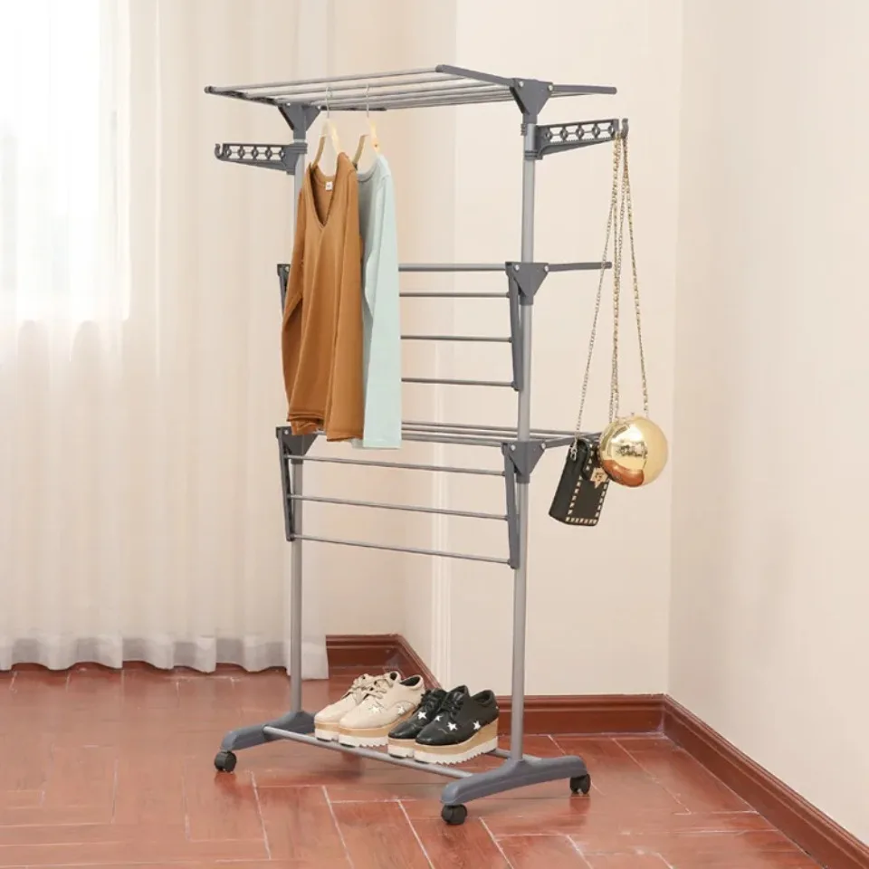 Folding Clothes Dry Rack - Image 9