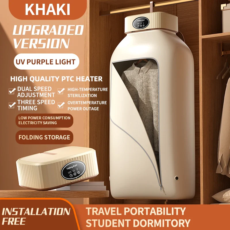 Folding Electric Clothes Dryer - Image 9