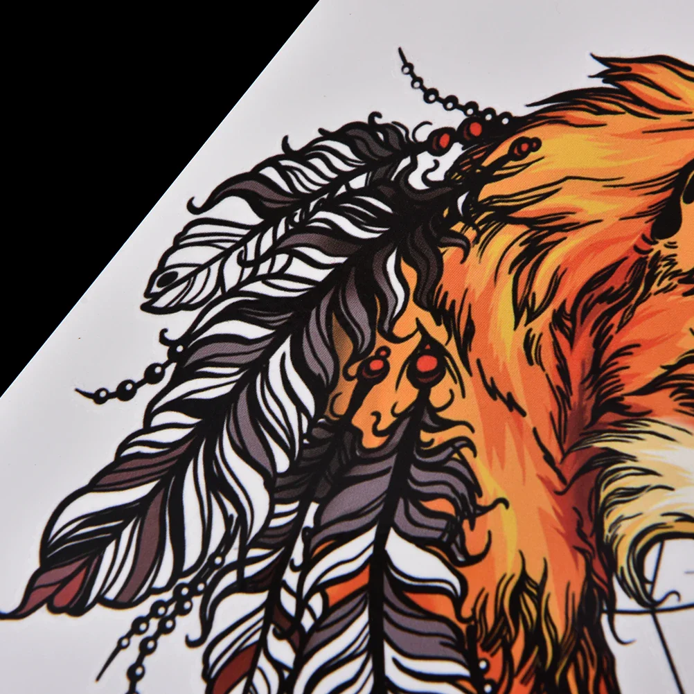 Fox Dreamcatcher Temporary Tattoo Sticker - Image 6