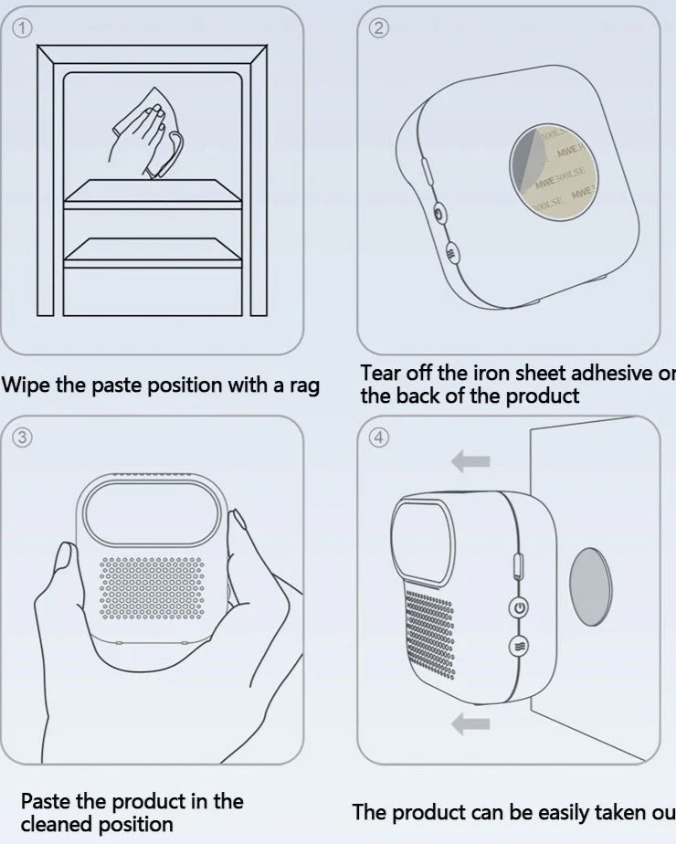 Fridge Ozone Deodorizer Sterilizer Air Purifier - Image 15