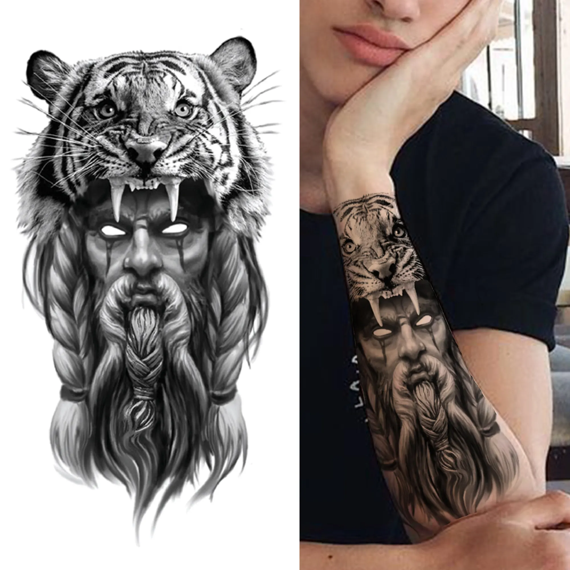 Full Arm Temporary Tattoos - Image 15
