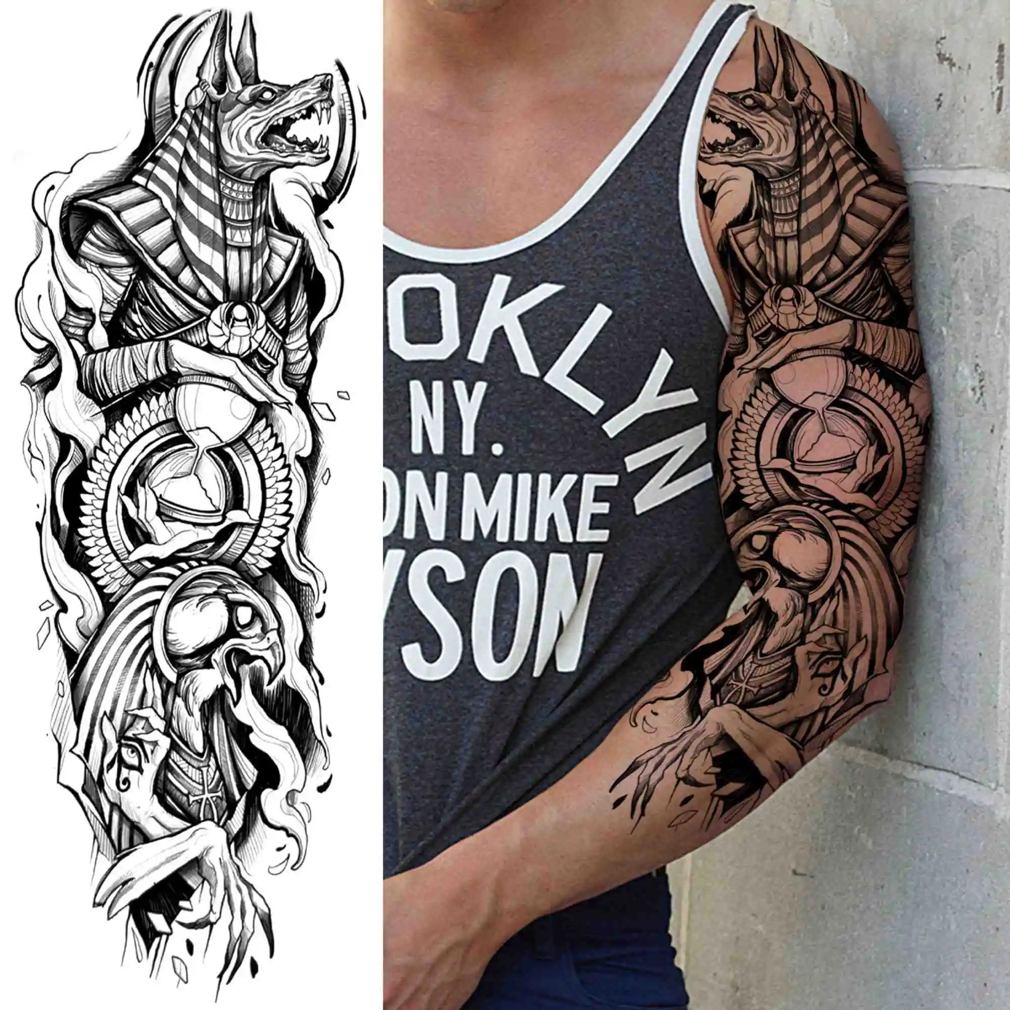 Full Arm Temporary Tattoos - Image 17