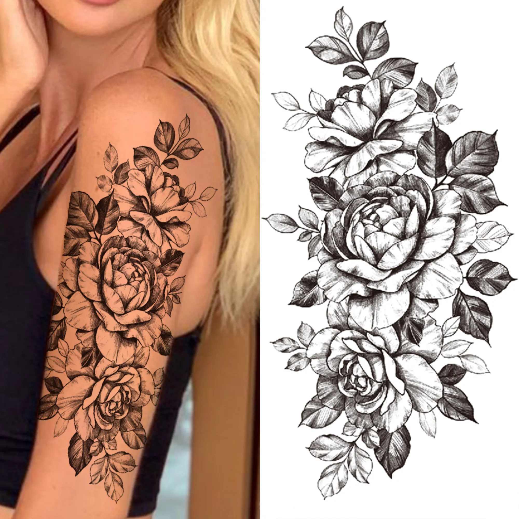 Full Arm Temporary Tattoos - Image 19