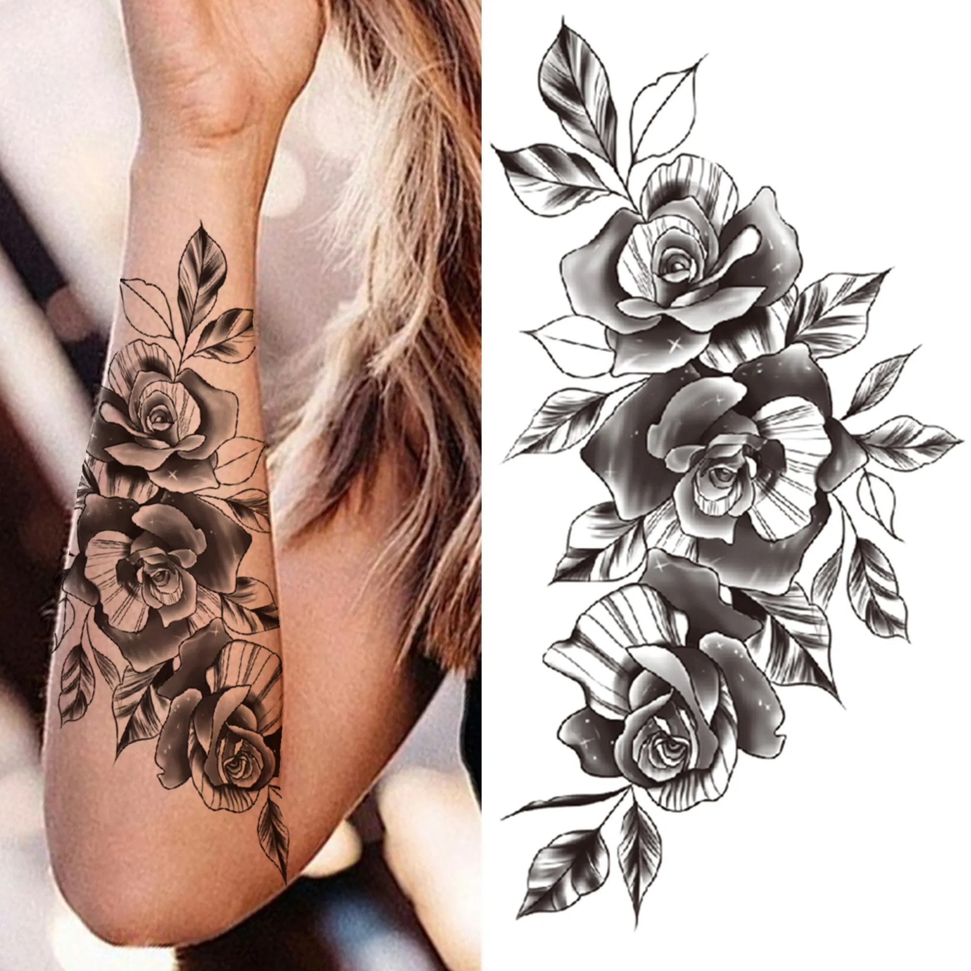 Full Arm Temporary Tattoos - Image 26