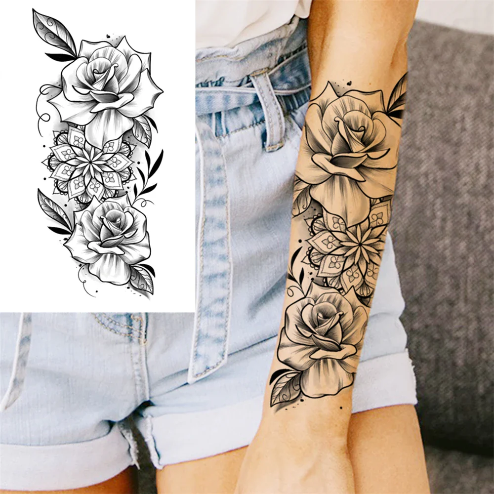 Full Arm Temporary Tattoos - Image 27