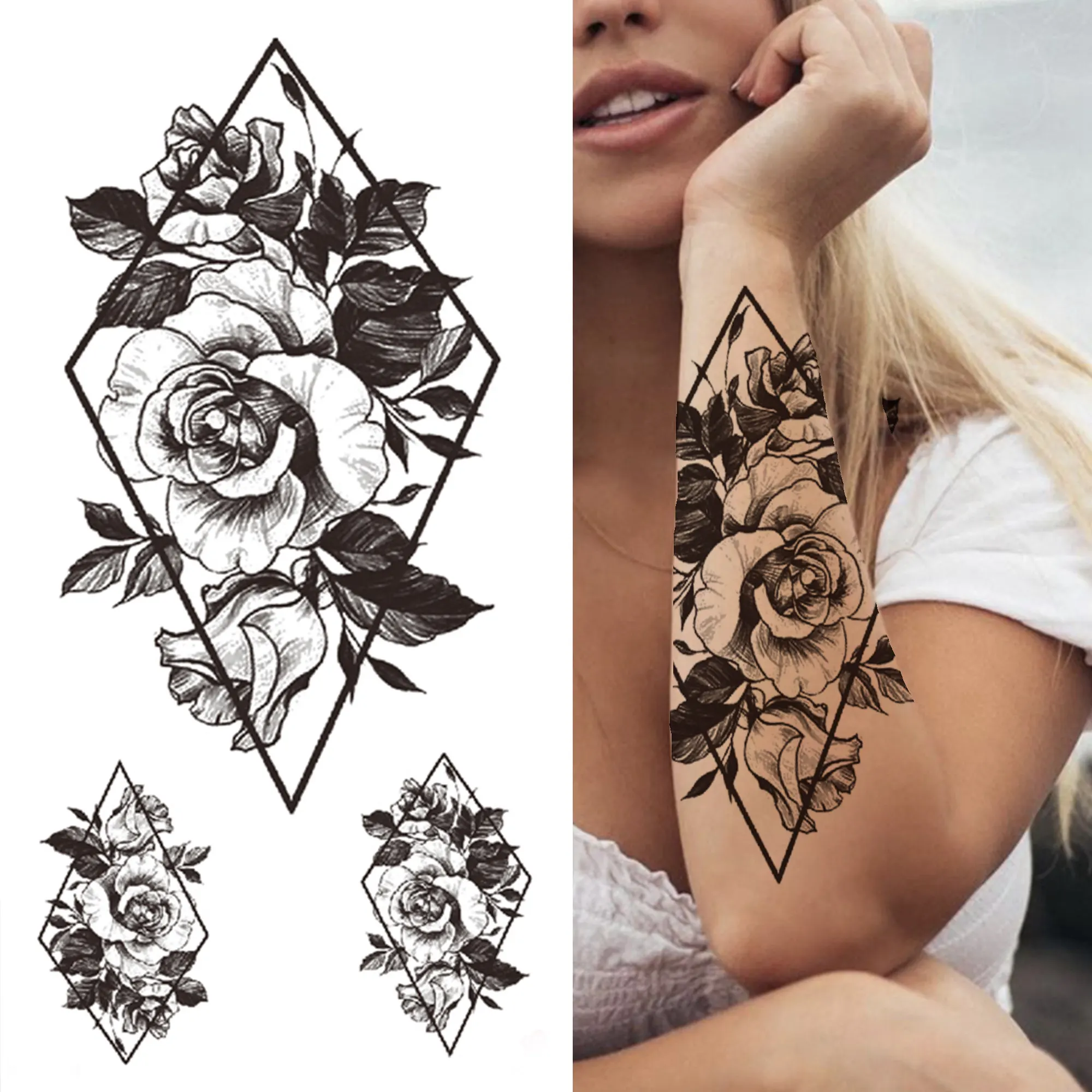 Full Arm Temporary Tattoos - Image 31