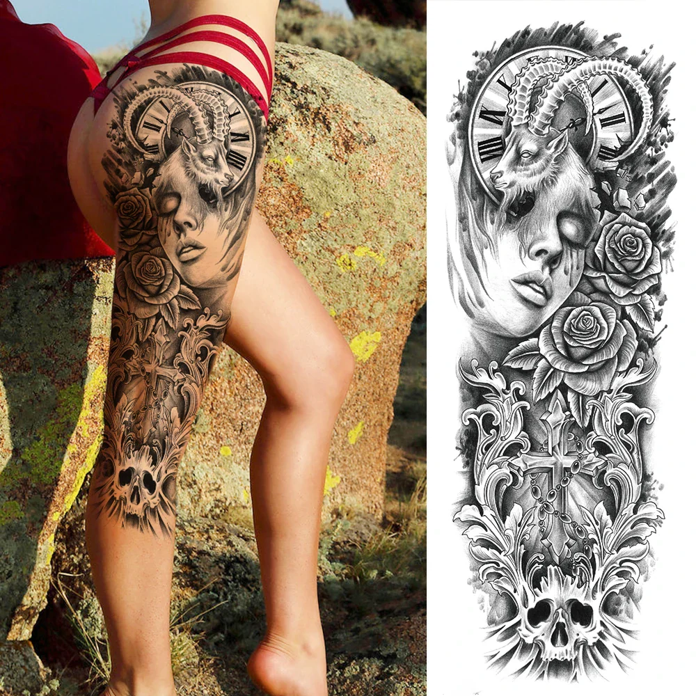 Full Arm Temporary Tattoos - Image 34