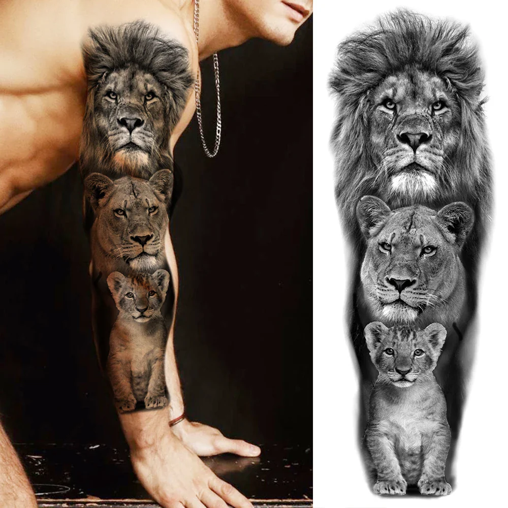 Full Arm Temporary Tattoos - Image 39