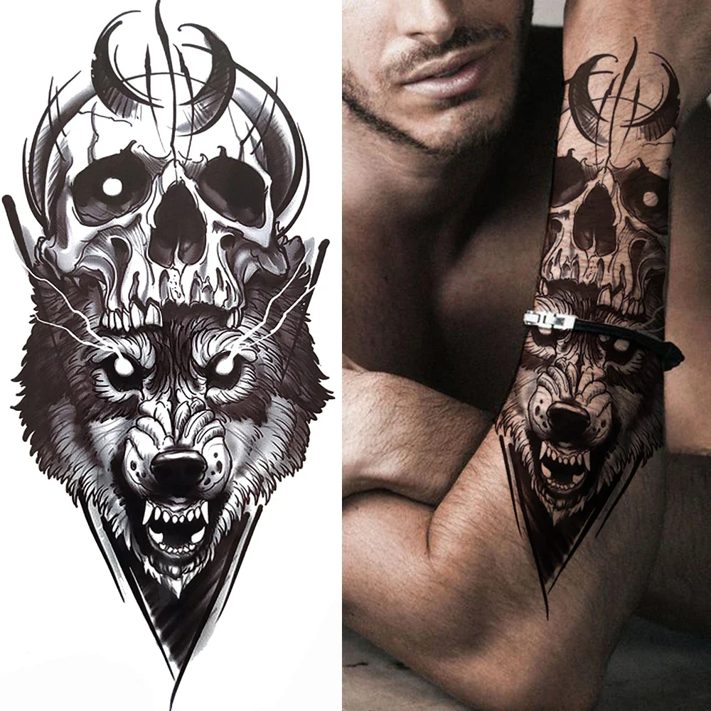 Full Arm Temporary Tattoos - Image 41