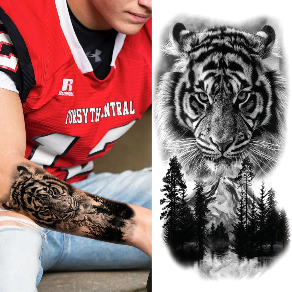 Full Arm Temporary Tattoos - Image 42