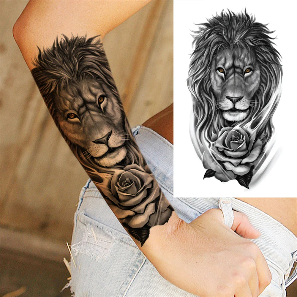 Full Arm Temporary Tattoos - Image 52