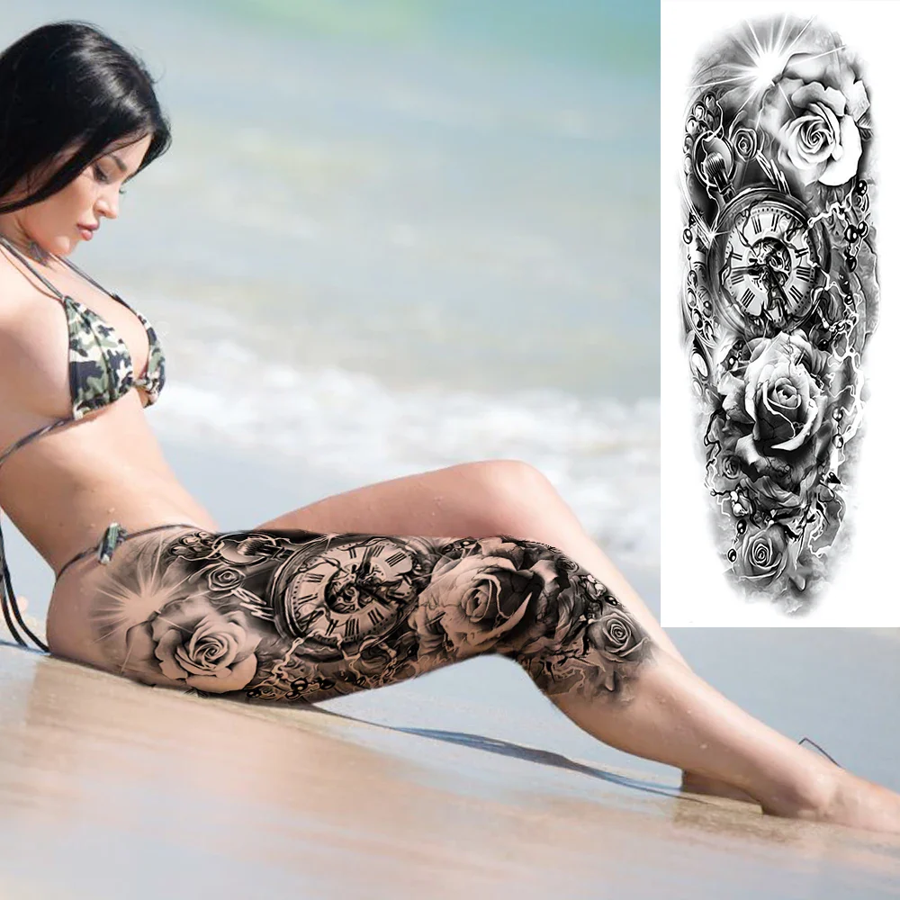 Full Arm Temporary Tattoos - Image 54