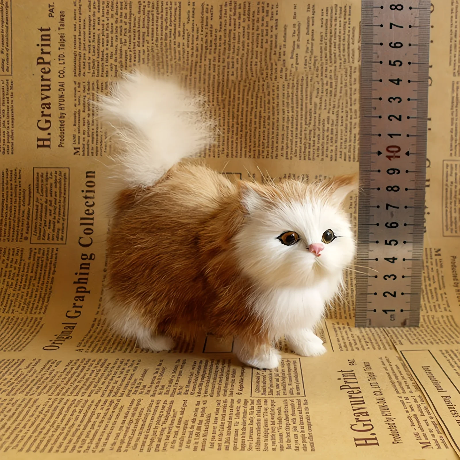 Furry Feline Friends: Simulation Cat Plush Toys - Image 4