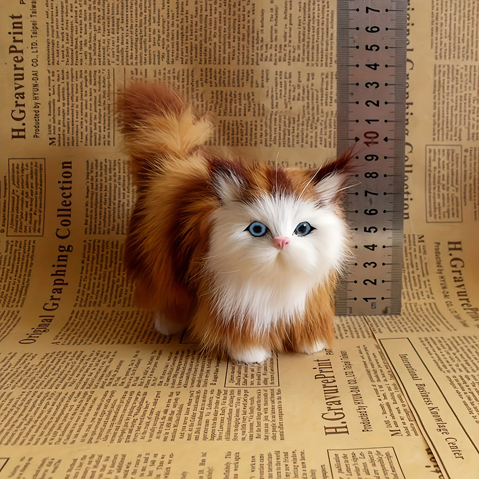 Furry Feline Friends: Simulation Cat Plush Toys - Image 5