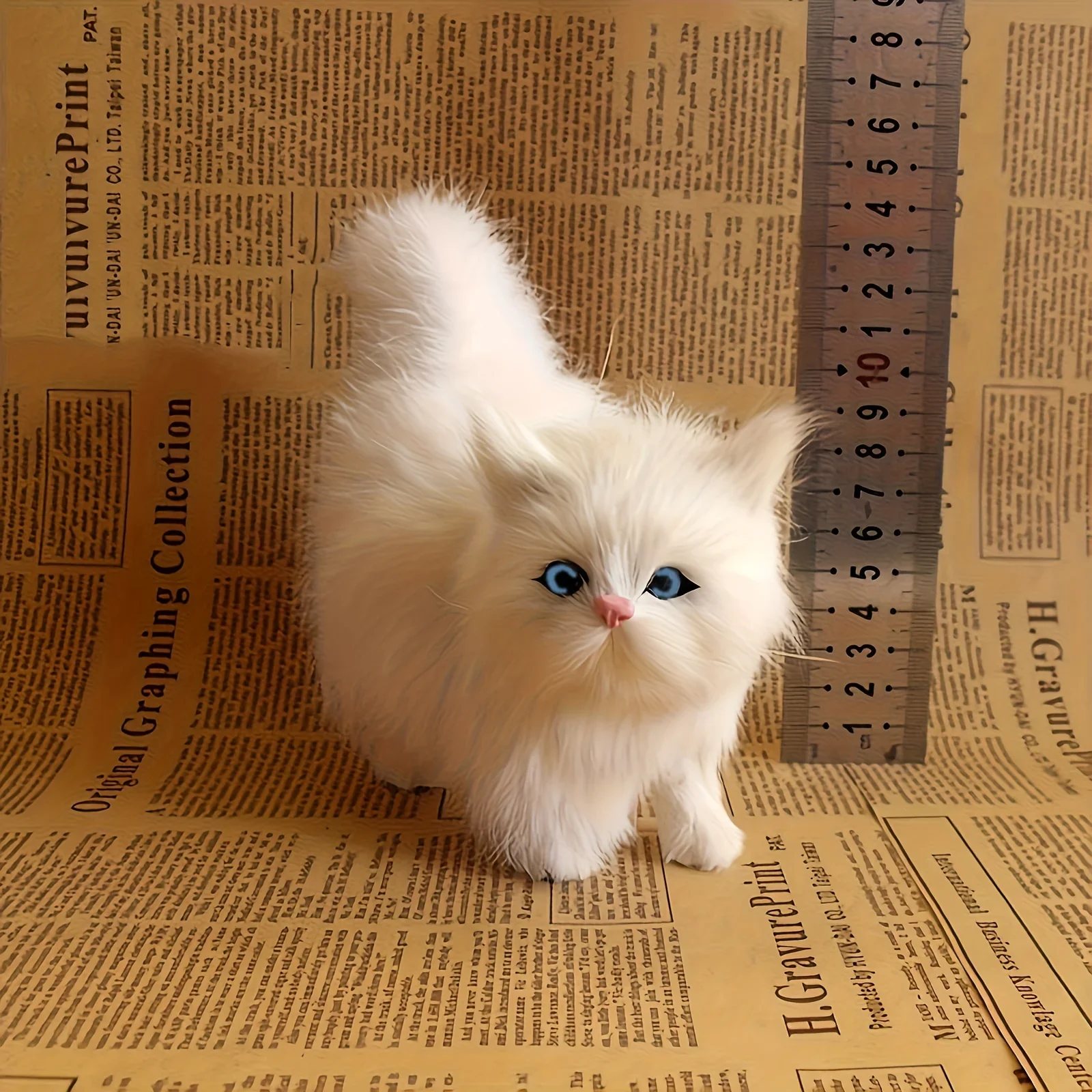 Furry Feline Friends: Simulation Cat Plush Toys - Image 6