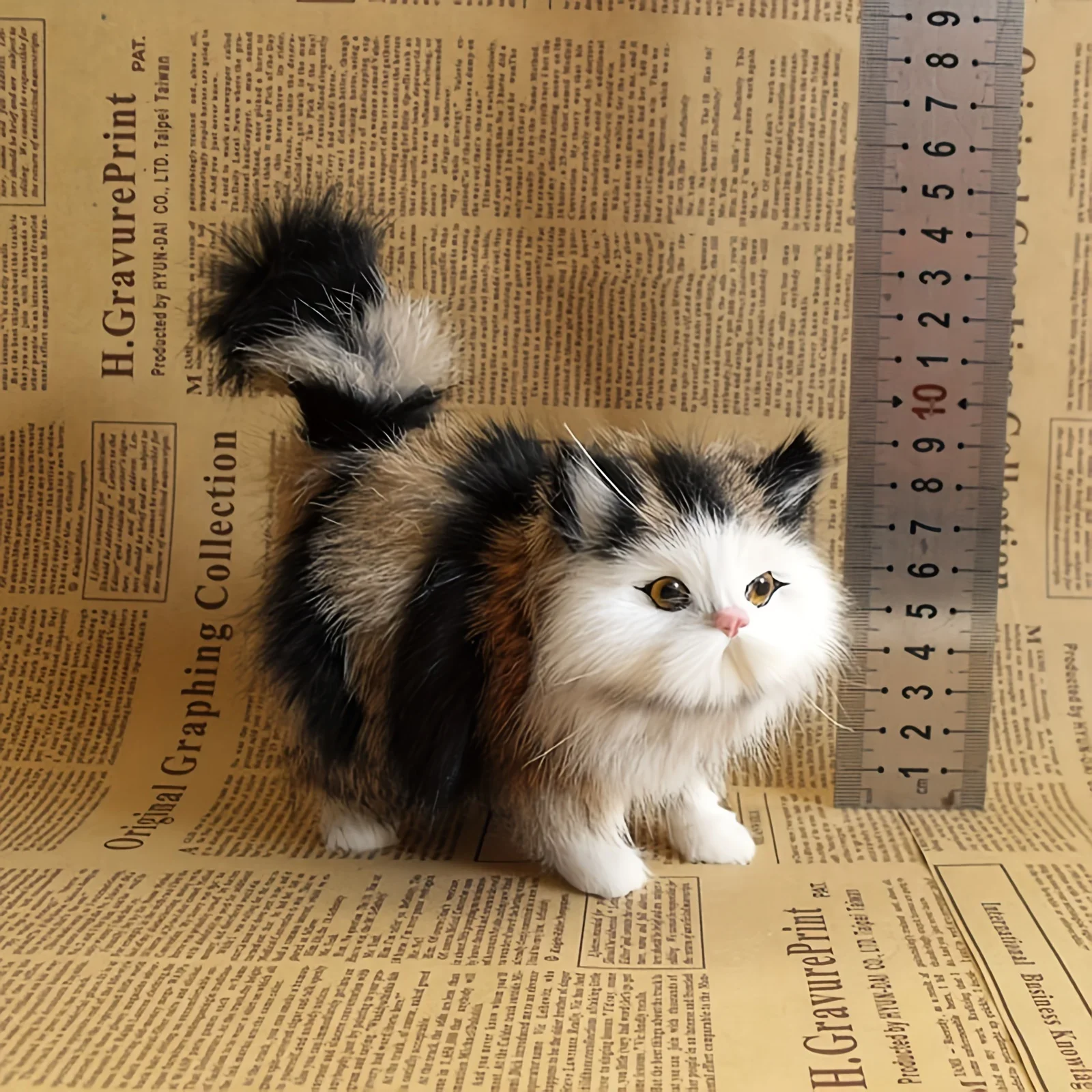 Furry Feline Friends: Simulation Cat Plush Toys - Image 7