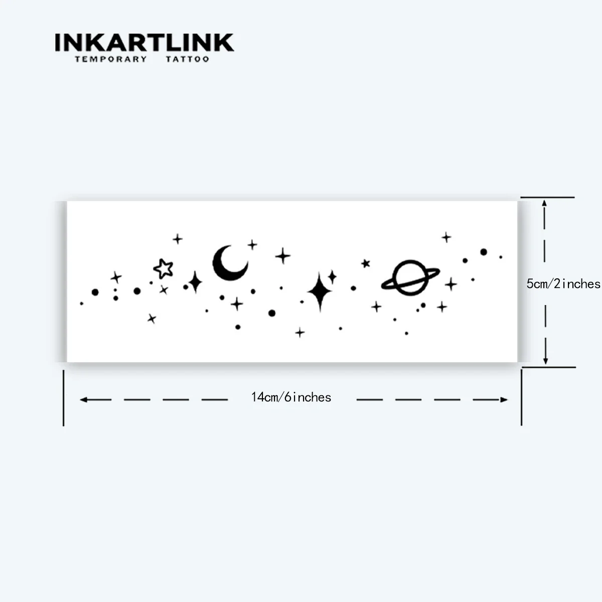 Galaxy Temporary Tattoo Sticker - Image 4