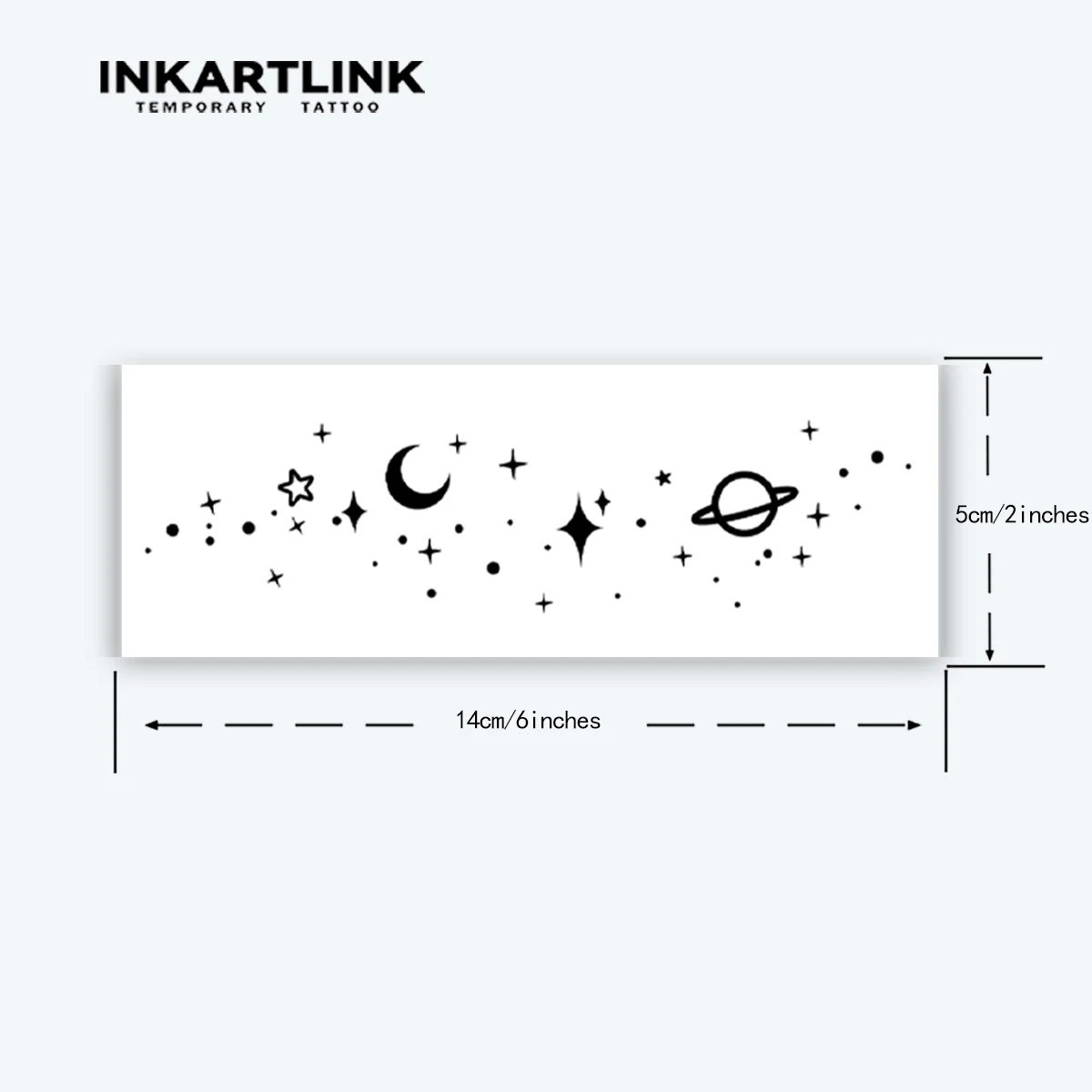 Galaxy Temporary Tattoo Sticker - Image 7