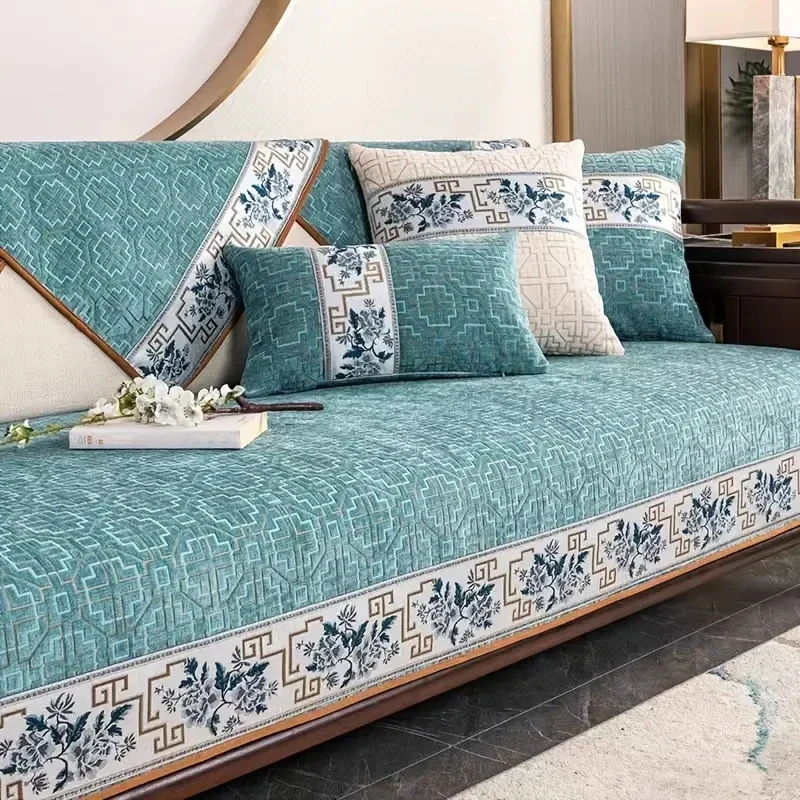 GeoChenille All-Season Sofa Cover - Image 6