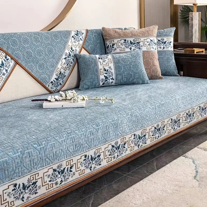 GeoChenille All-Season Sofa Cover - Image 8