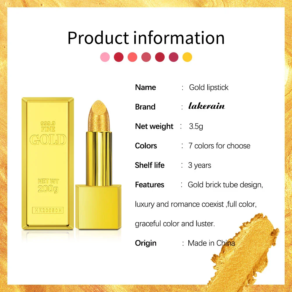 GlowGold Lipstick - Image 6