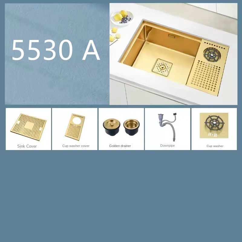 Gold Hidden Kitchen Sink - Image 13