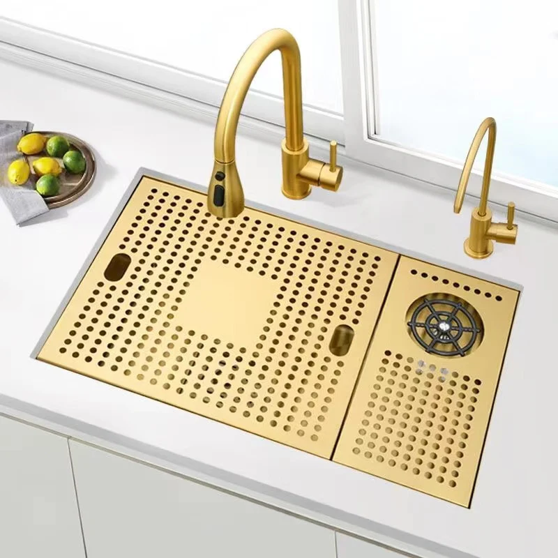 Gold Hidden Kitchen Sink - Image 16