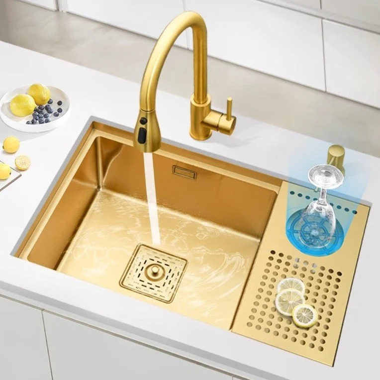 Gold Hidden Kitchen Sink - Image 20