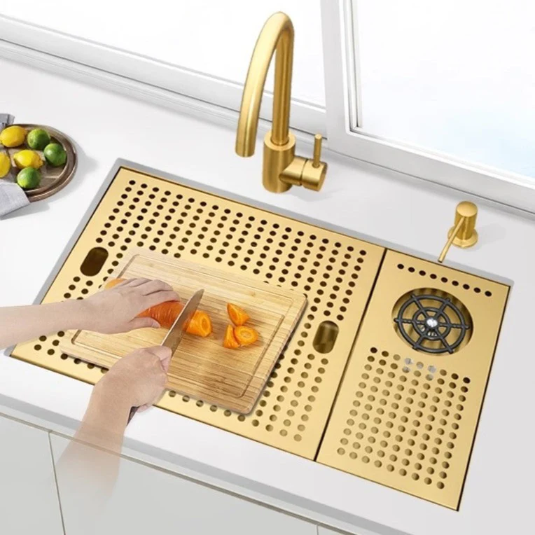 Gold Hidden Kitchen Sink - Image 21