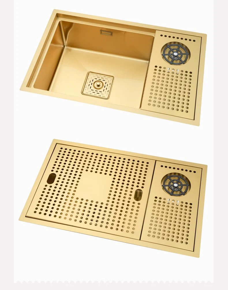 Gold Hidden Kitchen Sink - Image 32