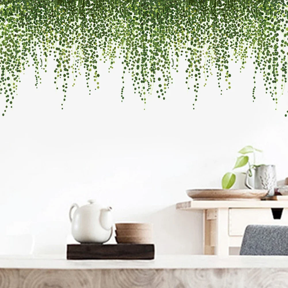 Green Leaves Wall Sticker - Image 2