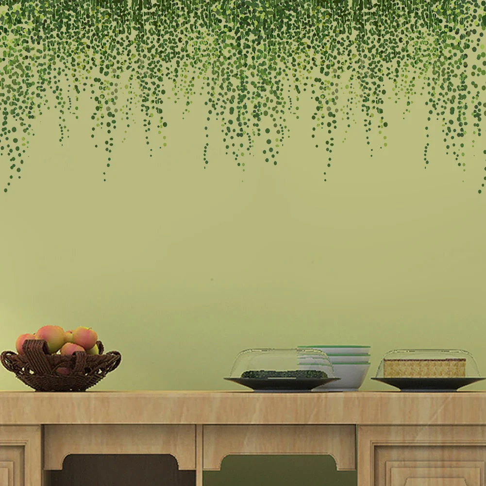 Green Leaves Wall Sticker - Image 4