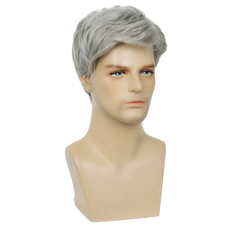 Grey Hair Men Wig - Image 3