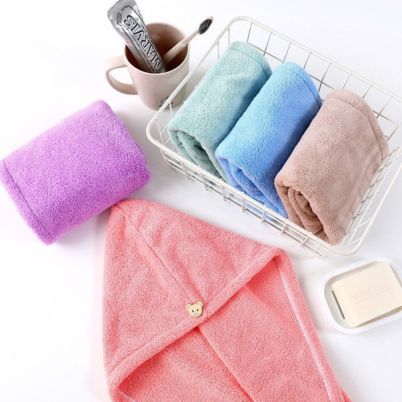 Hair Drying Hat Towel Cap - Image 10