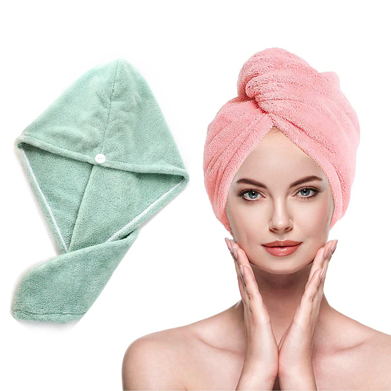 Hair Drying Hat Towel Cap - Image 12