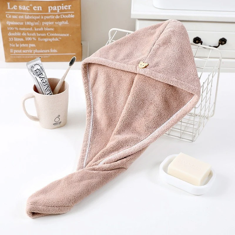 Hair Drying Hat Towel Cap - Image 3
