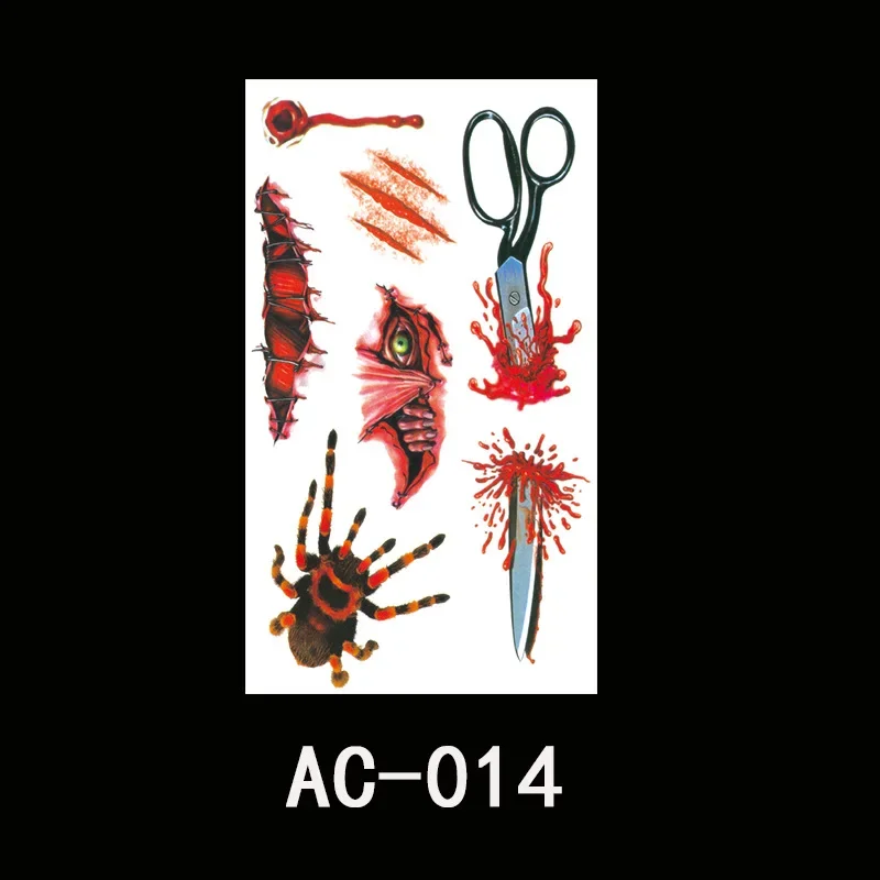 Halloween Temporary Tattoos Stickers - Image 2