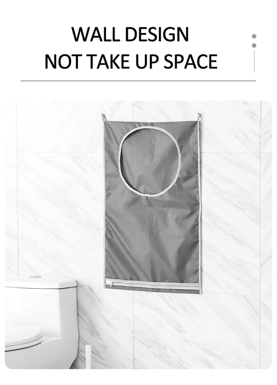 Hanging Shower Laundry Pocket Bag - Image 12