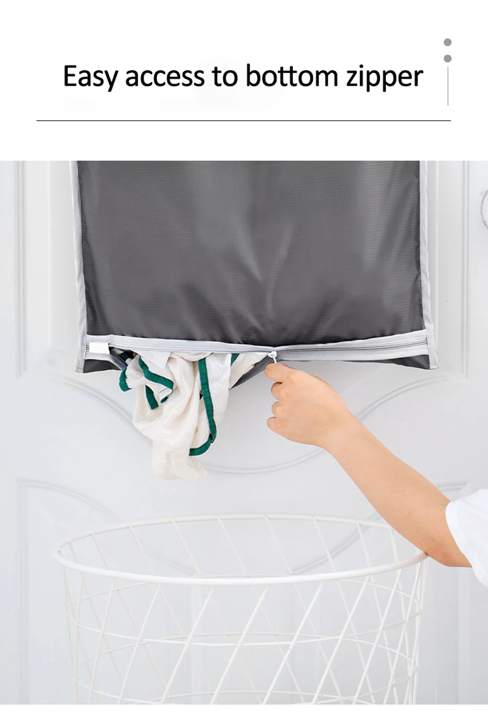 Hanging Shower Laundry Pocket Bag - Image 14