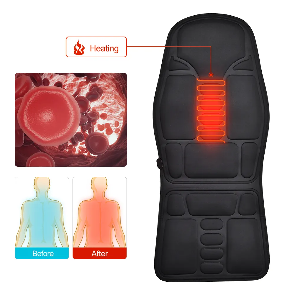 Heating Vibrating Back Massager Pad - Image 3