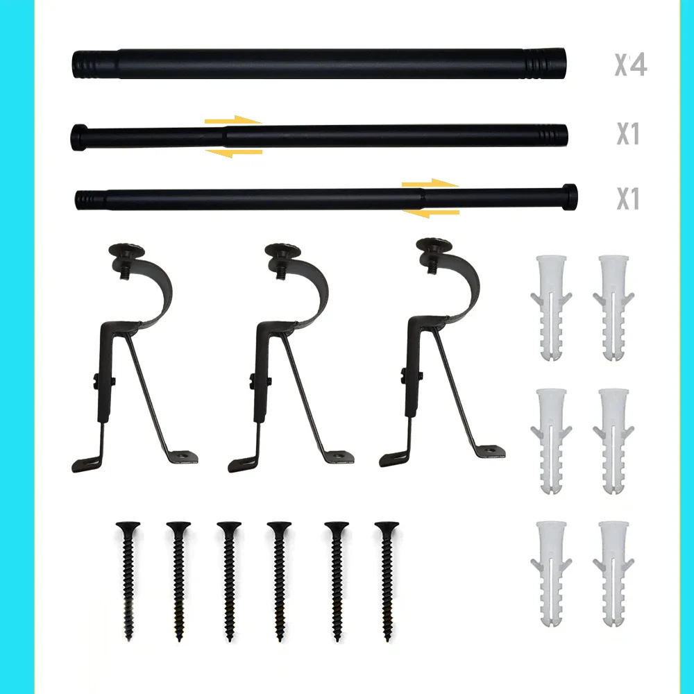 Heavy Duty Adjustable Curtain Rod - Image 15