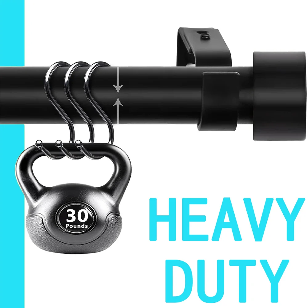 Heavy Duty Adjustable Curtain Rod - Image 6